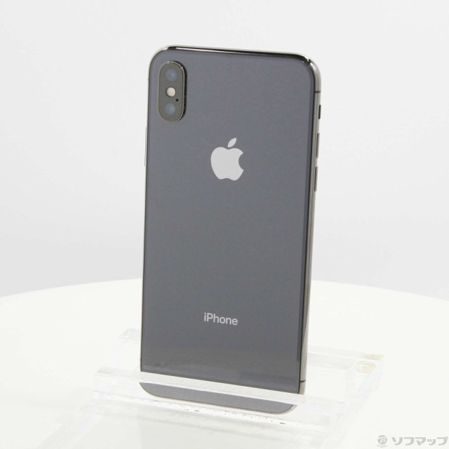 再値下げ ()Apple iPhoneX 256GB スペースグレイ NQC12J/A SIMフリー