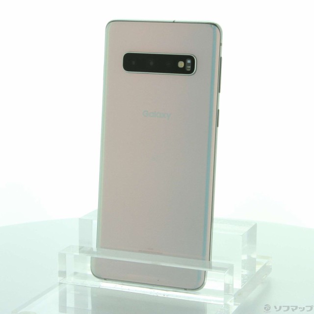 中古)SAMSUNG GALAXY S10 128GB プリズムホワイト SCV41 auロック解除 ...