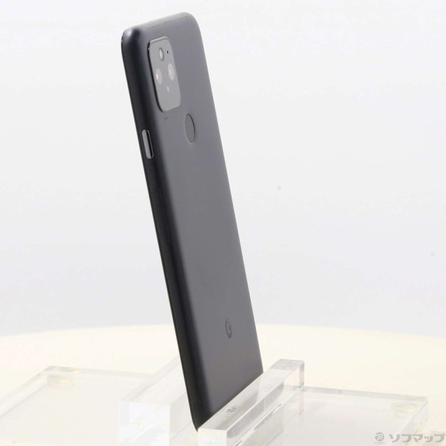 中古)GOOGLE Google Pixel 5 128GB ジャストブラック GA01316 auロック