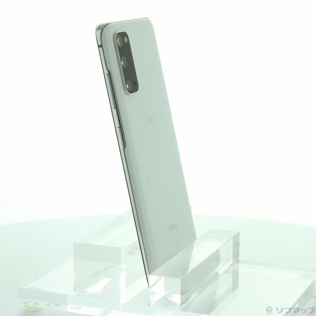 中古)SAMSUNG Galaxy S20 128GB クラウドホワイト SCG01 auロック解除