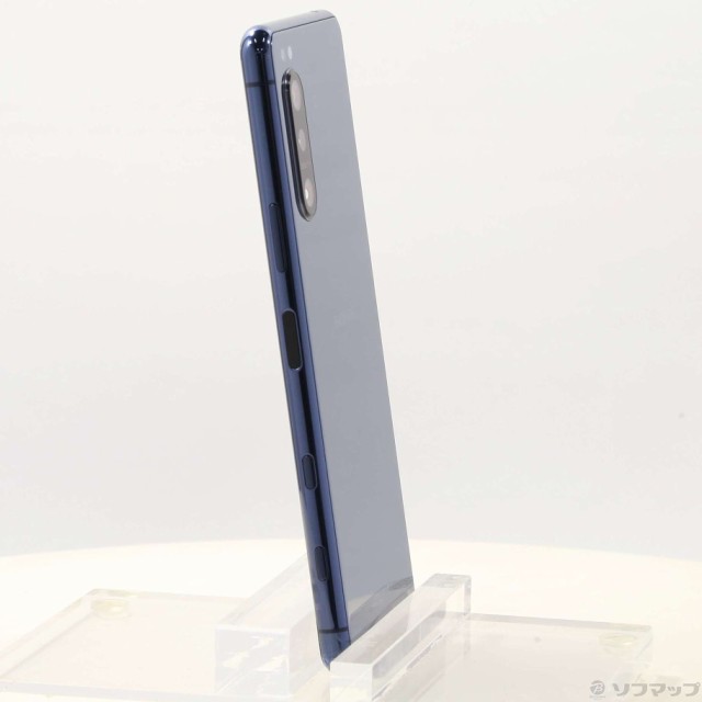 SONY Xperia 5 II 128GB ブルー SOG02 auロック解除SIMフリー(269-ud)-