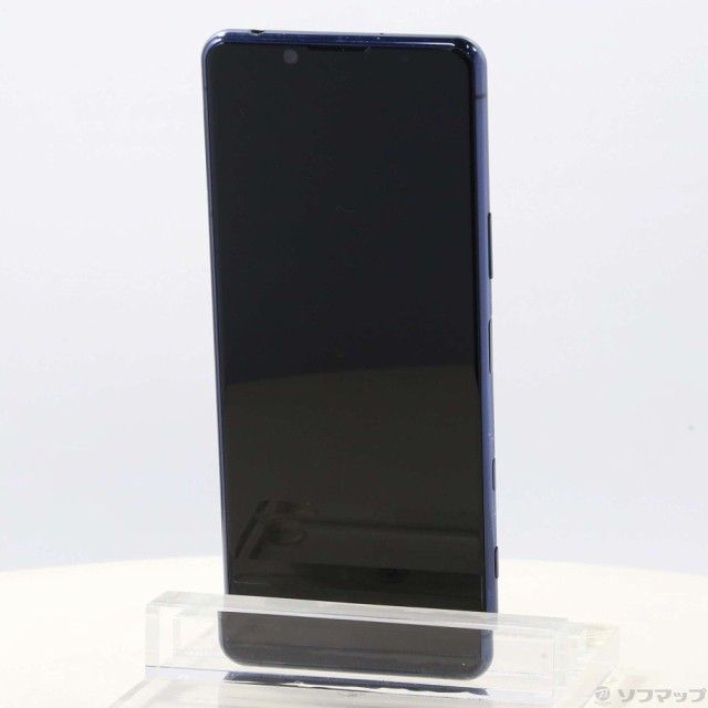 値札 【中古】SONY(ソニー) Xperia 5 II 128GB ブルー SOG02 auロック