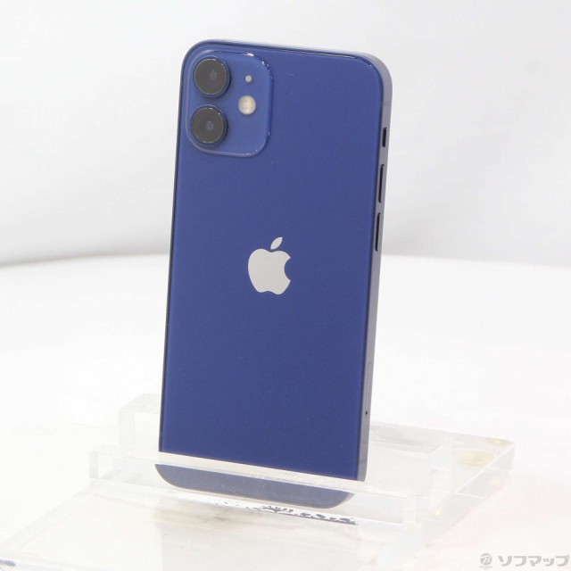 中古)Apple iPhone12 mini 128GB ブルー MGDP3J/A SIMフリー(344-ud)の