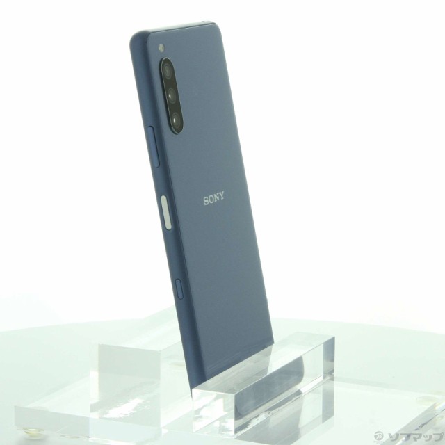 中古)SONY Xperia 10 III 128GB ブルー SOG04 auロック解除SIMフリー