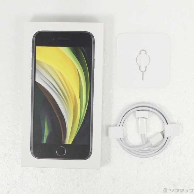 (中古)Apple iPhone SE 第2世代 64GB ブラック MHGP3J/A SIMフリー(384-ud)｜au PAY マーケット