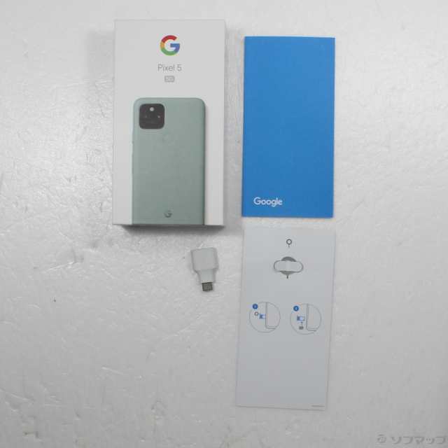 中古)GOOGLE Google Pixel 5 128GB ソータセージ G5NZ6 SoftBank(344