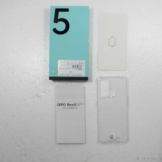 中古)OPPO OPPO Reno5 A 128GB シルバーブラック A103OP Y!mobile(258