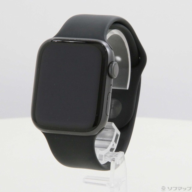 (中古)Apple Apple Watch Series 6 GPS 44mm スペースグレイアルミニウムケース  ブラックスポーツバンド(258-ud)｜au PAY マーケット