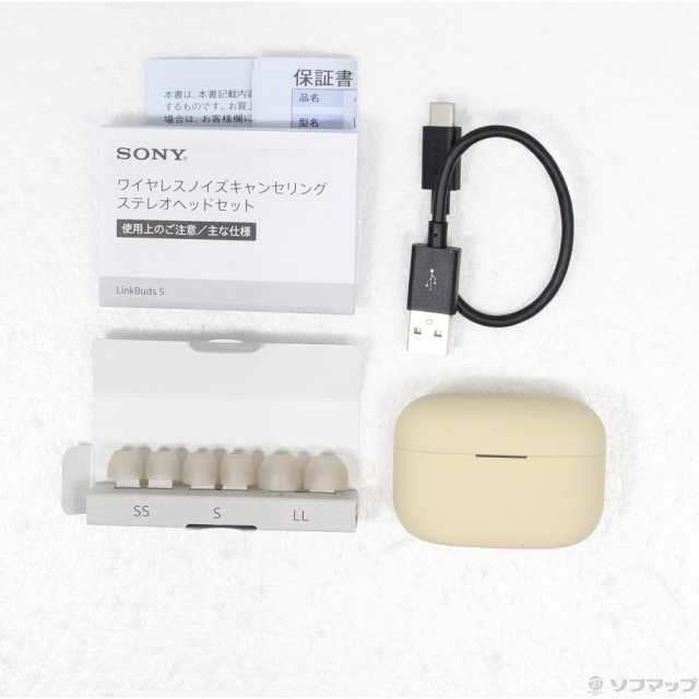 中古)SONY LinkBuds S WF-LS900N (C) エクリュ(297-ud)の通販はau PAY