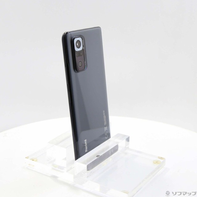 (中古)Xiaomi Redmi Note 10 Pro 128GB オニキスグレー REDMINOTE10PRO SIMフリー(220-ud)｜au  PAY マーケット