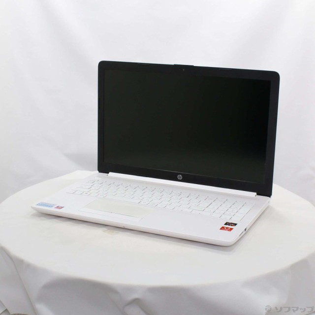 中古)hp HP 15-db0220AU 6MD99PA-AAAA ピュアホワイト (Windows 10 ...