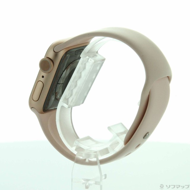 (中古)Apple Apple Watch Series 5 GPS 40mm ゴールドアルミニウムケース  ピンクサンドスポーツバンド(297-ud)｜au PAY マーケット