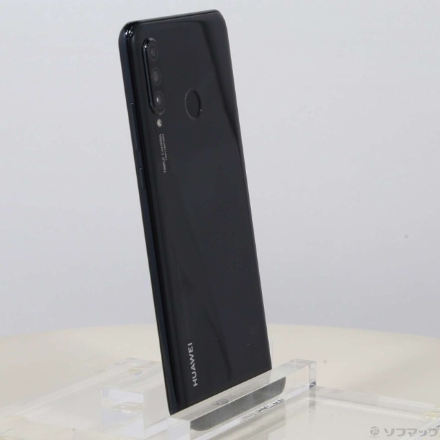 中古)HUAWEI HUAWEI P30 lite 64GB ミッドナイトブラック MAR-LX2J SIM