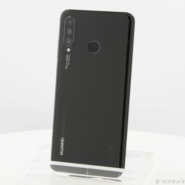 HUAWEI HUAWEI P30 lite 64GB ミッドナイトブラック MAR-LX2J SIM ...