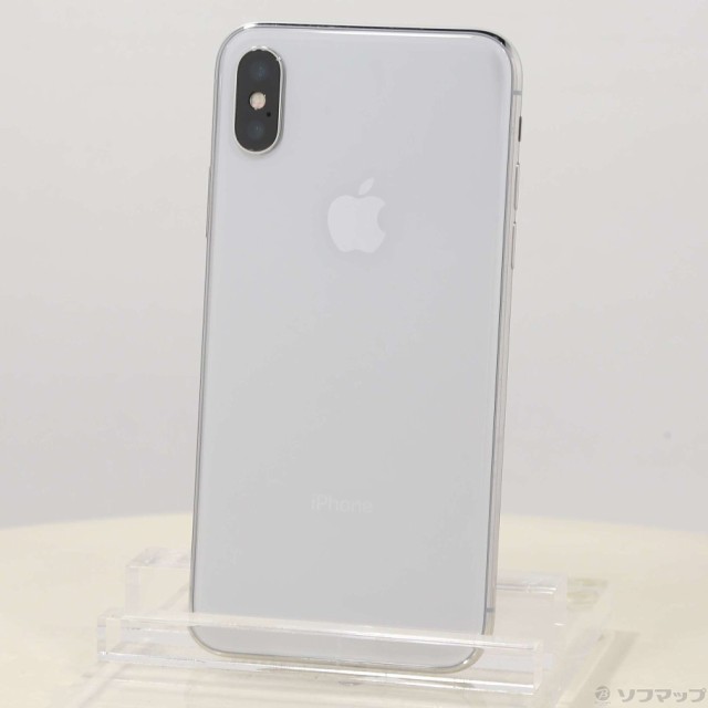 中古)Apple iPhoneX 64GB シルバー MQAY2J/A SIMフリー(349-ud)の通販