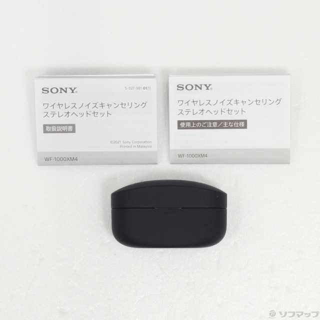 中古)SONY WF-1000XM4 B ブラック(262-ud)の通販はau PAY マーケット