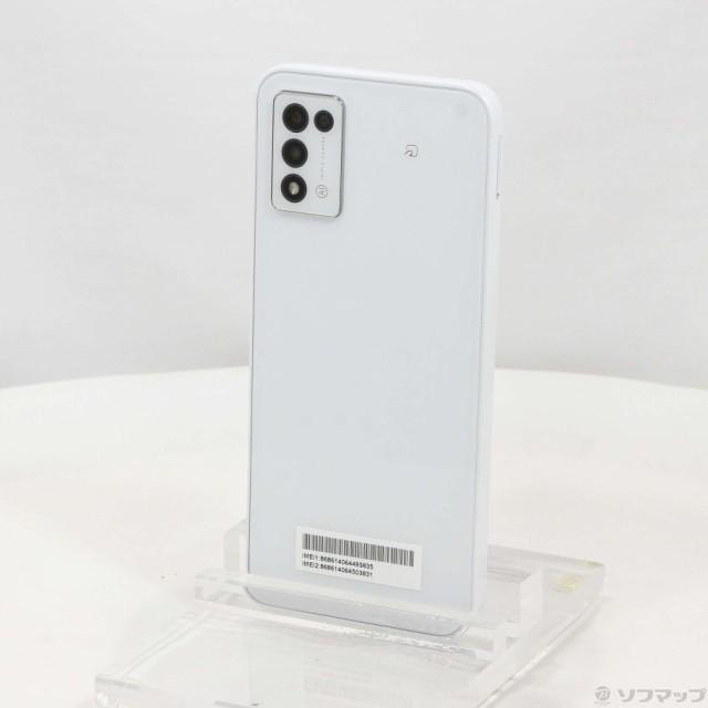 中古)ZTE Libero 5G III 64GB ホワイト ZESBY2 SIMフリー(348-ud)の