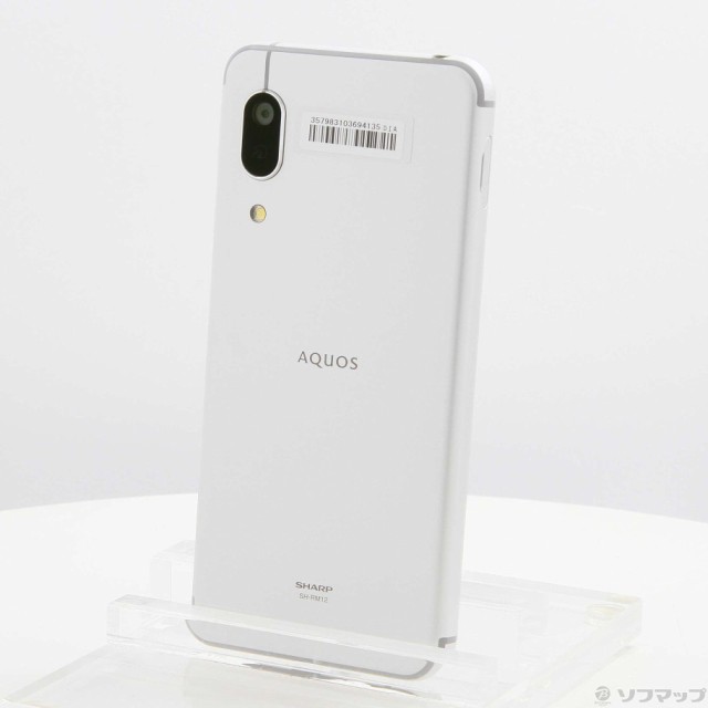 中古)SHARP AQUOS sense3 lite 楽天版 64GB シルバーホワイト SH-RM12