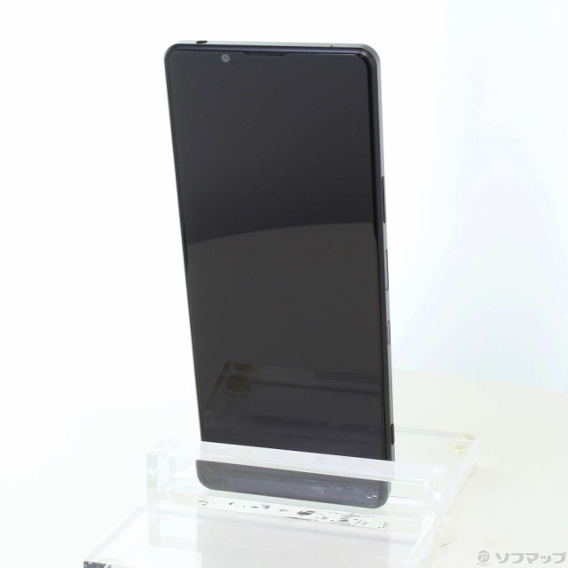 中古)SONY Xperia 1 III 256GB フロストブラック SOG03 auロック解除