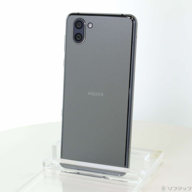 中古)SHARP AQUOS R3 128GB プレミアムブラック SHV44 auロック解除SIM