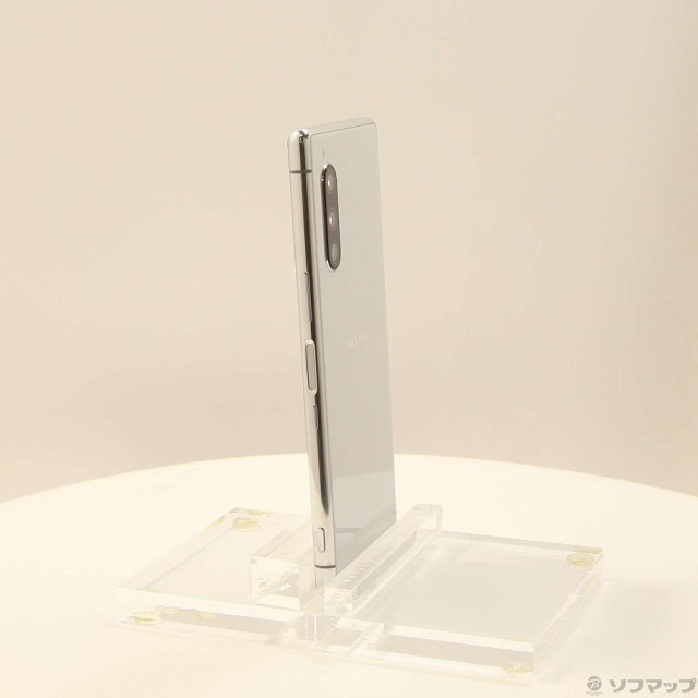 中古)SONY Xperia 5 64GB グレー 901SO SoftBank(258-ud)の通販はau