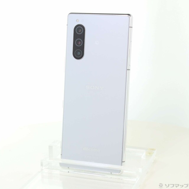 中古)SONY Xperia 5 64GB グレー SO-01M docomoロック解除SIMフリー ...