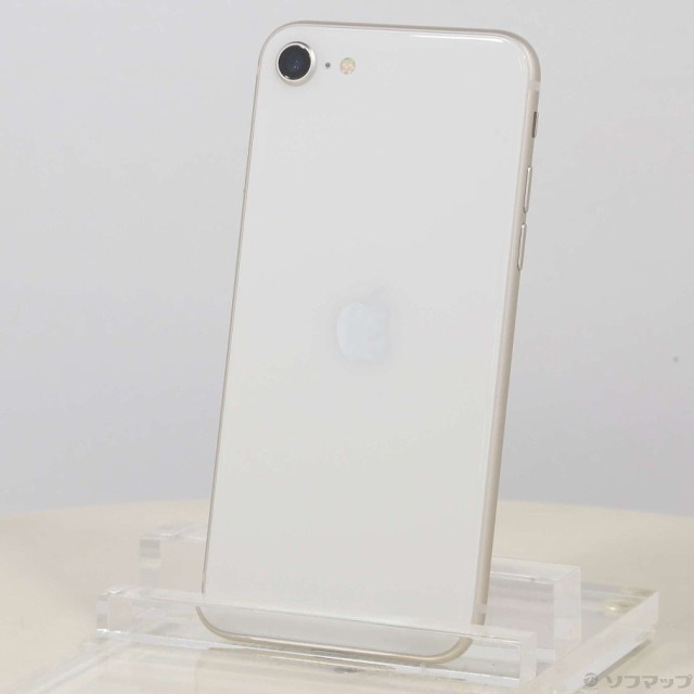 中古)Apple iPhone SE 第3世代 128GB スターライト MMYG3J/A SIMフリー