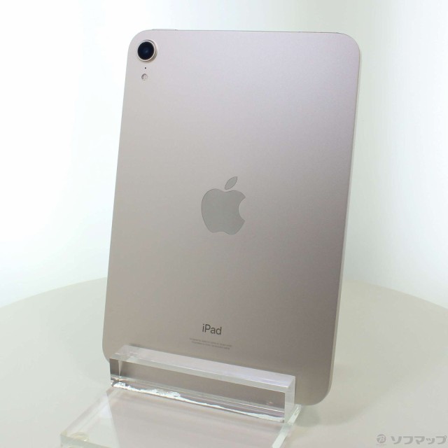 中古)Apple iPad mini 第6世代 64GB スターライト MK7P3J/A Wi-Fi(258