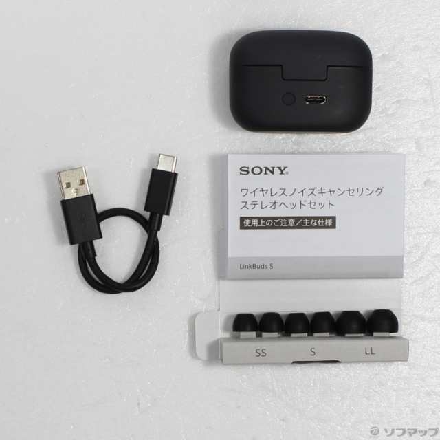 中古)SONY LinkBuds S WF-LS900N B ブラック(348-ud)の通販はau PAY