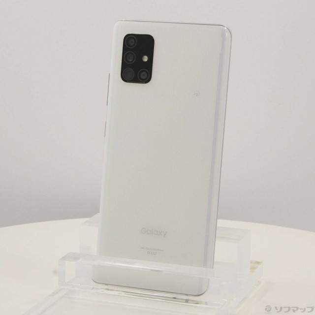 (中古)SAMSUNG Galaxy A51 5G 128GB プリズムブリックスホワイト SCG07  auロック解除SIMフリー(262-ud)｜au PAY マーケット