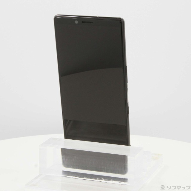 Xperia 1 黒 64GB au SOV40 SIMフリースマホ - スマートフォン本体