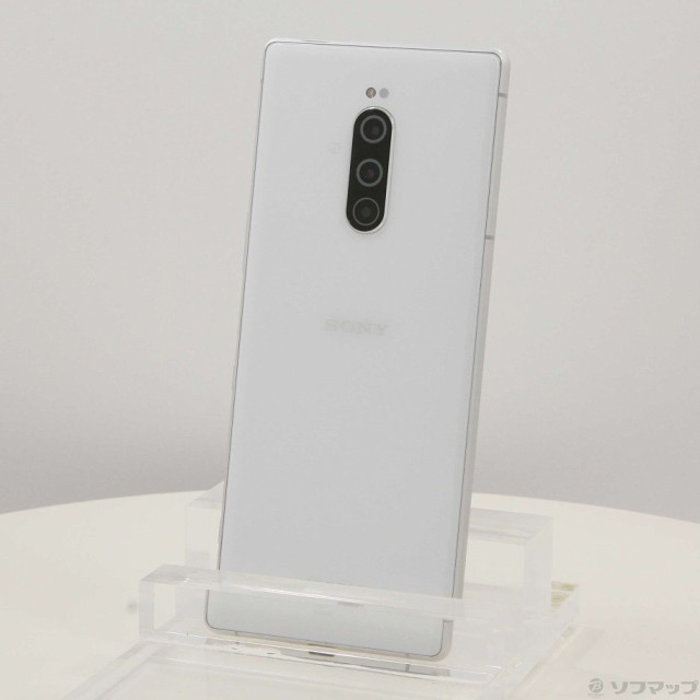 中古)SONY Xperia 1 64GB ホワイト SOV40 auロック解除SIMフリー(344