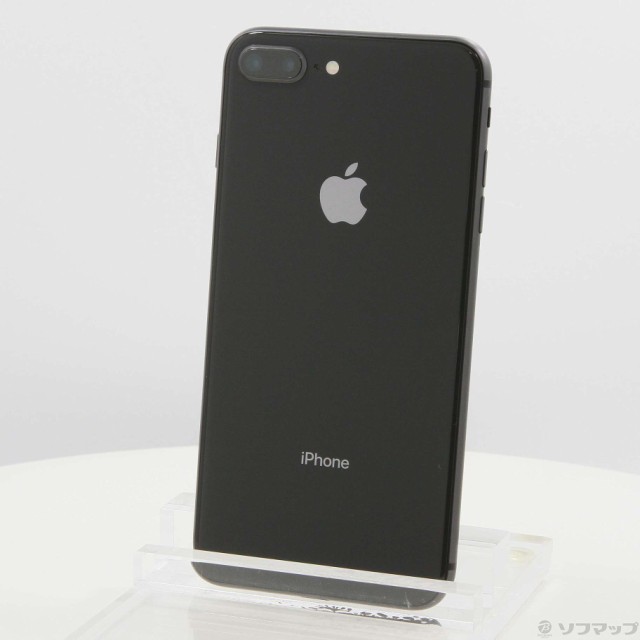 新品 SIMフリー iPhone8 Plus 64GB スペースグレー au 黒