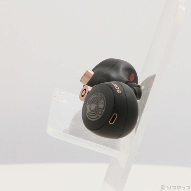 中古)SONY WF-1000XM4/NWH ブラック/Mask Icon 「スパイダーマン:ノー