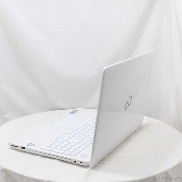 中古)FUJITSU LIFEBOOK AH51/C3 FMVA51C3W2 プレミアムホワイト