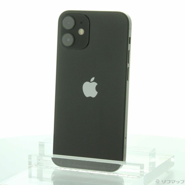 中古)Apple iPhone12 mini 64GB ブラック MGA03J/A SIMフリー(262-ud