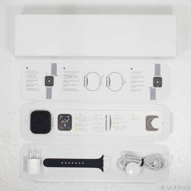 中古)Apple Apple Watch Series 4 GPS + Cellular 44mm スペースグレイ