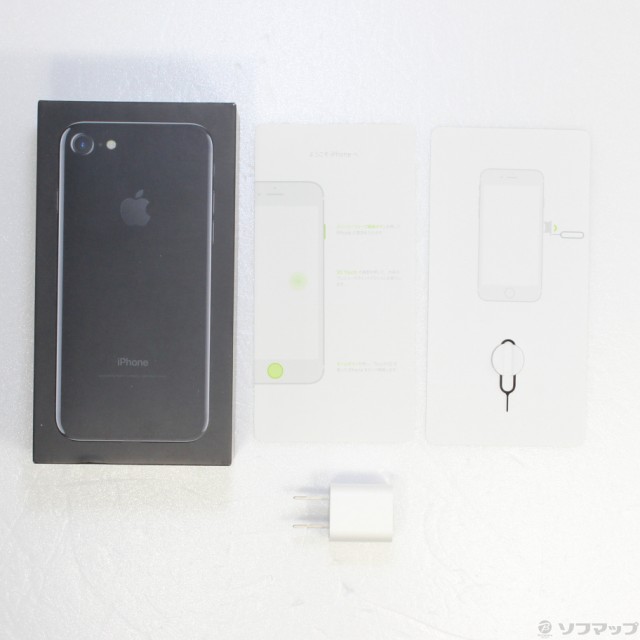 中古)Apple iPhone7 128GB ジェットブラック MNCP2J/A SoftBank(349-ud ...