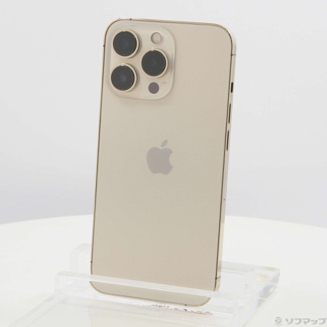 中古)Apple iPhone13 Pro 128GB ゴールド MLUH3J/A SIMフリー(276-ud