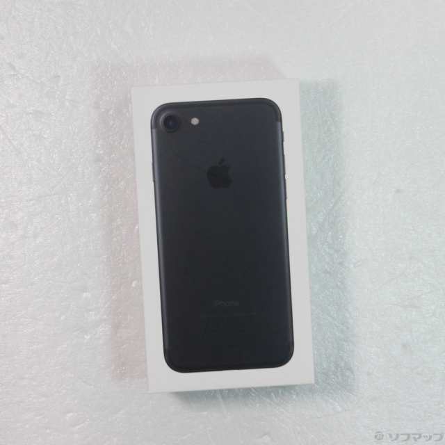 中古)Apple iPhone7 128GB ブラック MNCK2J/A SIMフリー(196-ud)の通販