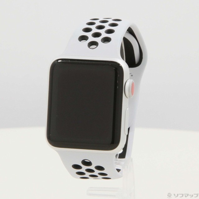 中古)Watch Series 3 GPS + Cellular 38mm シルバーアルミニウムケース