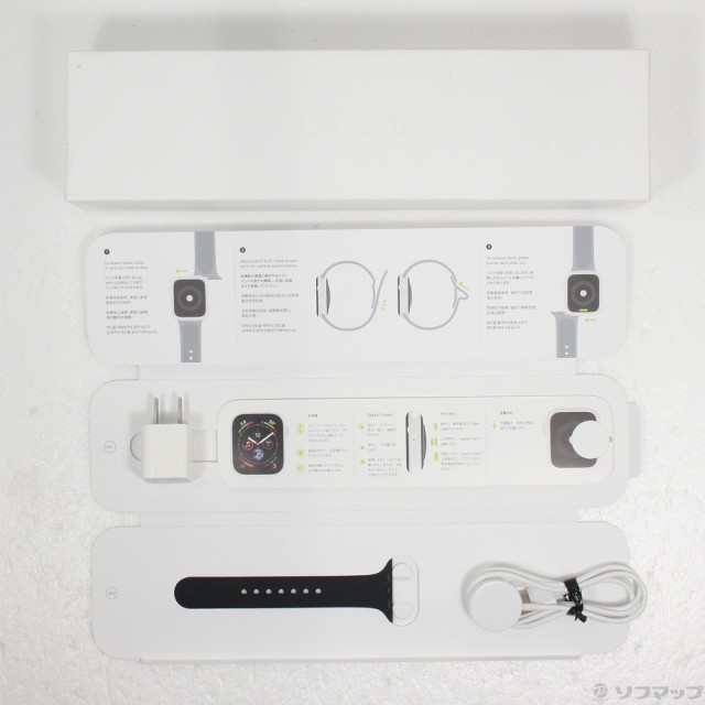 中古)Apple Apple Watch Series 4 GPS 44mm スペースグレイ