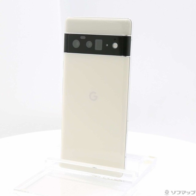 中古)GOOGLE Google Pixel 6 Pro 128GB クラウディホワイト GF5KQ SIM ...