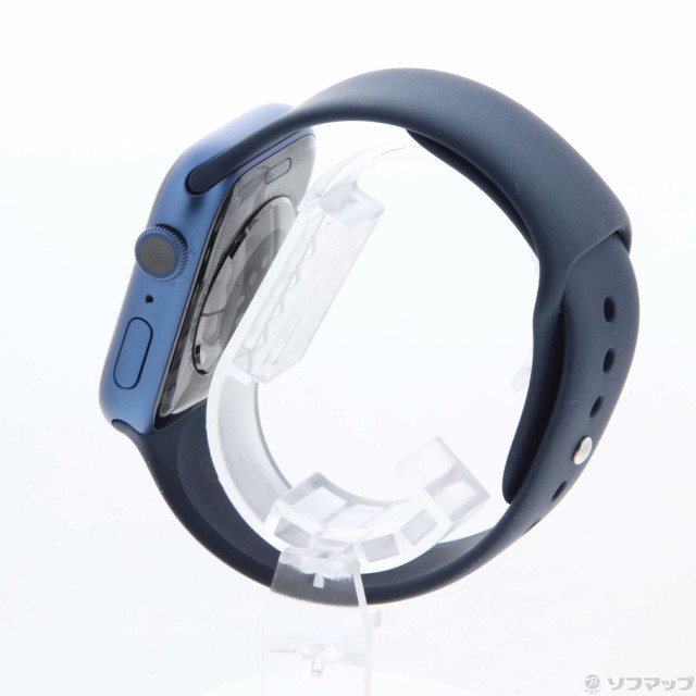 中古)Apple Apple Watch Series 7 GPS 45mm ブルーアルミニウムケース