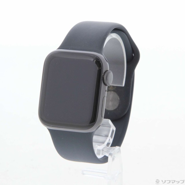 (中古)Apple Apple Watch SE 第1世代 GPS 40mm スペースグレイアルミニウムケース  ミッドナイトスポーツバンド(252-ud)｜au PAY マーケット