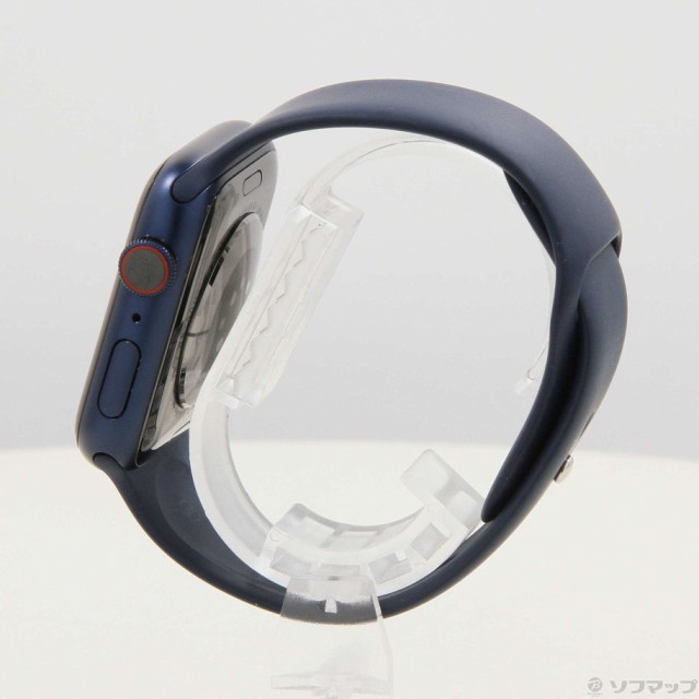 (中古)Apple Apple Watch Series 6 GPS + Cellular 44mm ブルーアルミニウムケース  ディープネイビースポーツバンド(269-ud)｜au PAY マーケット