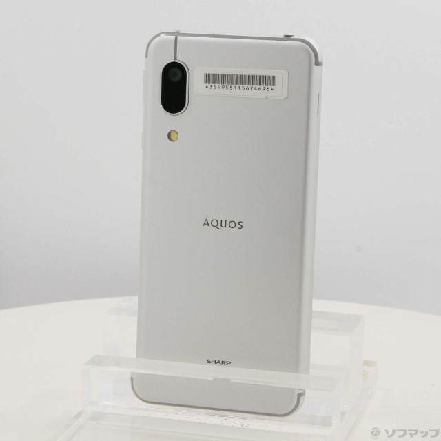 (中古)SHARP AQUOS sense3 basic 32GB シルバー SHV48SSU UQ mobile(377-ud)｜au PAY  マーケット