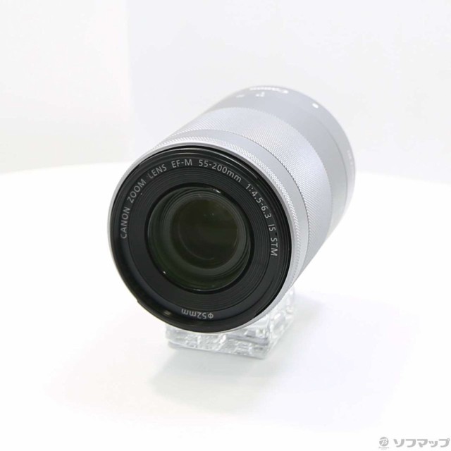 中古)Canon EF-M55-200MM F4.5-6.3 IS STM シルバー(220-ud)