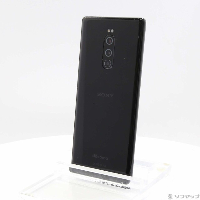 中古)SONY Xperia 1 64GB ブラック SO-03L docomoロック解除SIMフリー ...