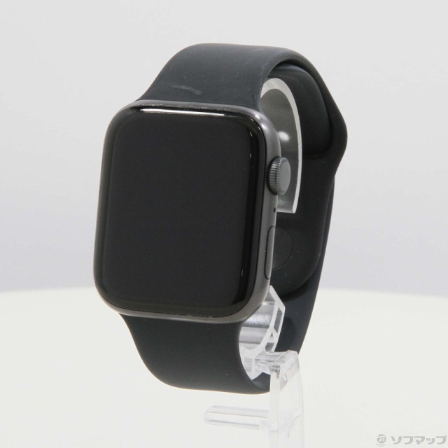 (中古)Apple Apple Watch SE 第1世代 GPS 44mm スペースグレイアルミニウムケース  ブラックスポーツバンド(305-ud)｜au PAY マーケット